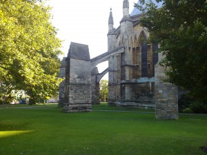 Flying Buttress at Lincoln Cathedral Chapter House