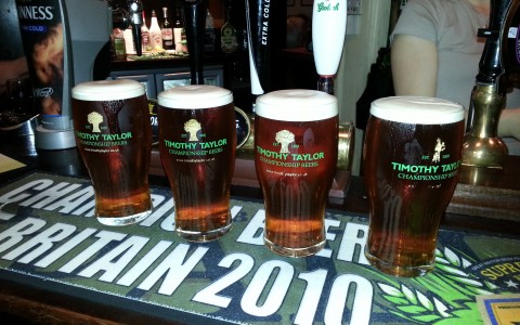 4 pints of Timothy Taylors Landlord