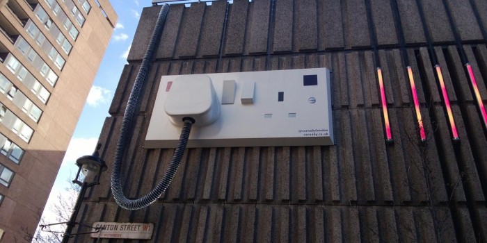 The giant electrical plug