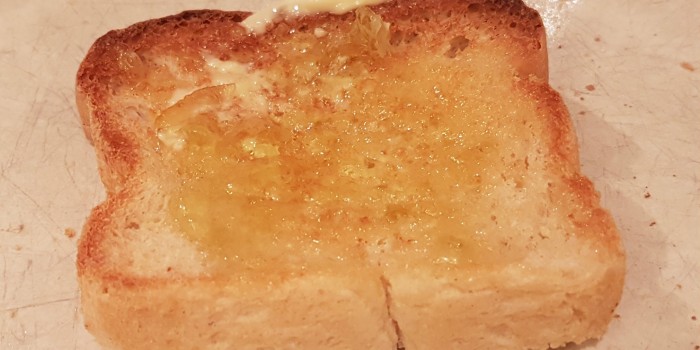 white toast