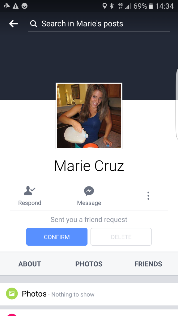 facebook friend request