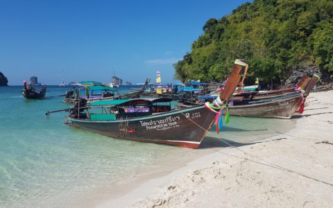 the beach