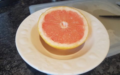 grapefruit half