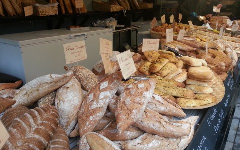bread in Durham Market during the food festival