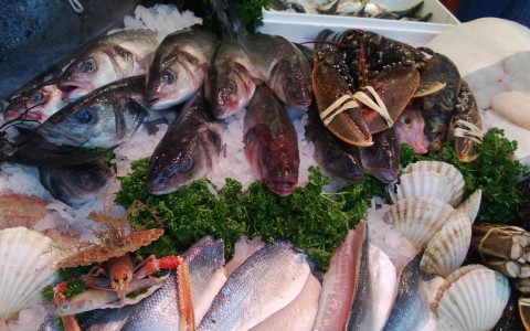 fish at Borough Market